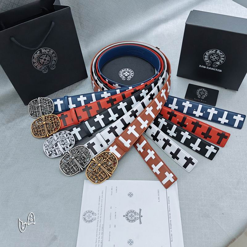 Chrome Hearts belt 38mmX90-125cm lb07